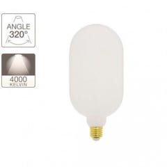 Ampoule LED déco éclairante Gas bottle Opaline au verre lacté, culot E27, 8W cons. (60W eq.), 806 lumens, lumière blanc neutre 5