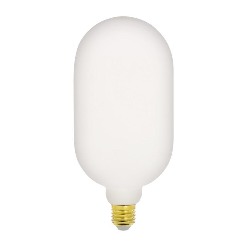 Xanlite - Ampoule LED déco éclairante Gas bottle Opaline au verre lacté, culot E27, 8W cons. (60W eq.), 806 lumens, lumière blanc neutre - 0