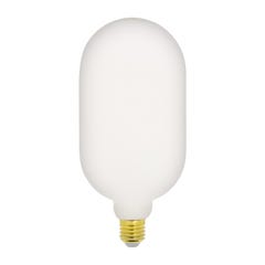 Xanlite - Ampoule LED déco éclairante Gas bottle Opaline au verre lacté, culot E27, 8W cons. (60W eq.), 806 lumens, lumière blanc neutre - 0