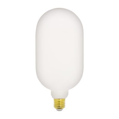 Ampoule LED déco éclairante Gas bottle Opaline au verre lacté, culot E27, 8W cons. (60W eq.), 806 lumens, lumière blanc neutre 0