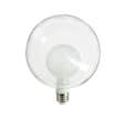 Ampoule LED déco, double verre, forme de globe, culot E27, blanc neutre, forme allongée