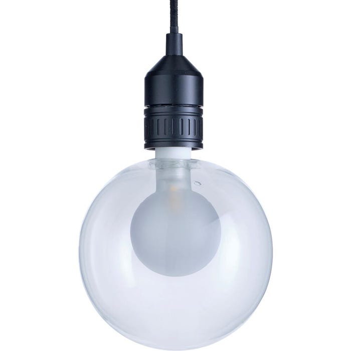 Ampoule LED déco Verre Blanc TWO xanlite - Diam. 14,5 x H17,5 cm 2