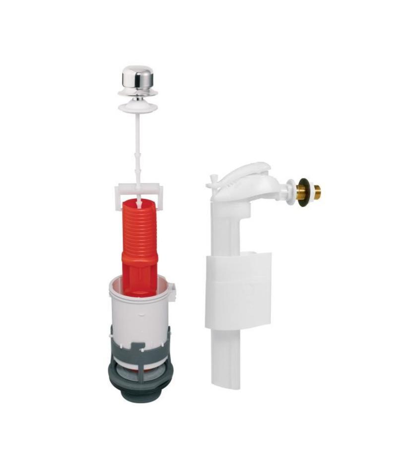 WIRQUIN Mécanisme de WC tirette MX90 + Robinet flotteur latéral F91