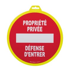 Panneau de signalisation propriété privée Novap - Diamètre 30 cm 0
