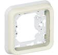 Support plaque blanche composable - 1 poste - Plexo - Legrand