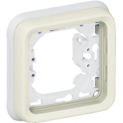 Support plaque blanche composable - 1 poste - Plexo - Legrand