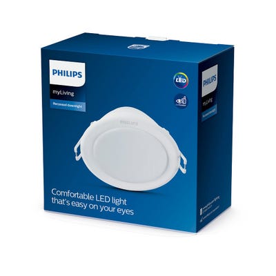 Philips Spot LED encastrable PHILIPS - EyeComfort - 9,5 cm - 6 W - 550  lumens - 4000K - 93515 pas cher 