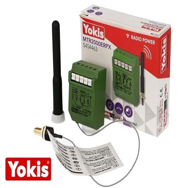 Télérupteur temporisé 2000W - encastré gamme radio Power - Yokis