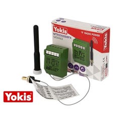 Micromodule télérupteur temporisé encastrable 2000W POWER Yokis 1