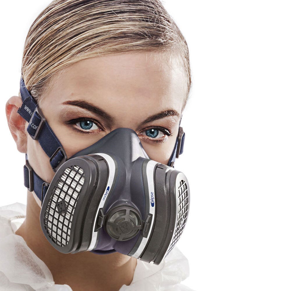 Masque Elipse GVS SPR338 avec filtres A1P3 pour gaz organiques et poussières M,L 1