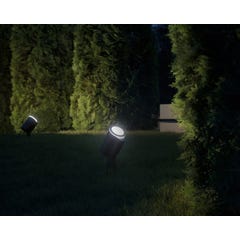 STEINEL Spot à piquer extérieur LED intégrée Spot Garden N NightAutomatic anthracite 5