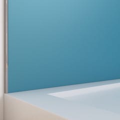 Panneau Mural Finition Aluminium Bleu 120 x 210 cm - WALL'IT BLEU 1