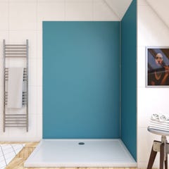 Panneau Mural Finition Aluminium Bleu 120 x 210 cm - WALL'IT BLEU 0