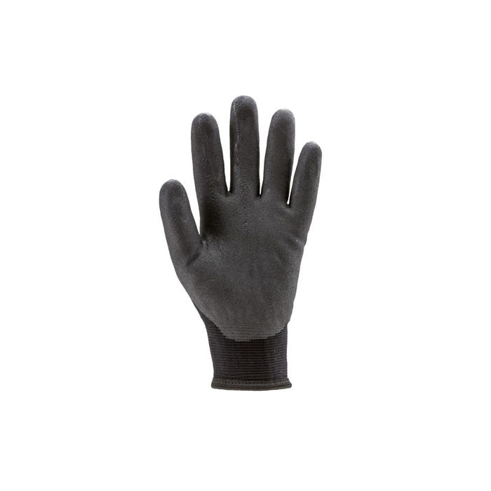 Lot de 10 gants Déperlant EUROICE noir 3/4 enduit PVC HPT - Coverguard - Taille M-8 1