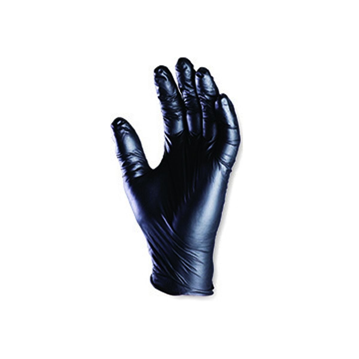 Gants nitrile noir 5900 non poudrés AQL 1.5 (boîte de 100 gants) - COVERGUARD - Taille XL-10 0