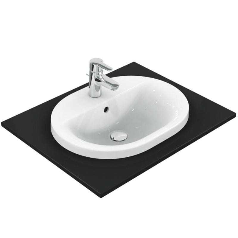 Ideal Standard Connect lavabo à encastrer ovale 550 x 430 x 175 mm, blanc (E503901) 2