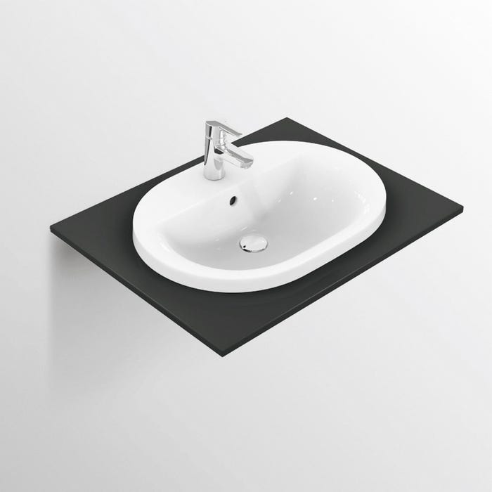 Ideal Standard Connect lavabo à encastrer ovale 550 x 430 x 175 mm, blanc (E503901) 3