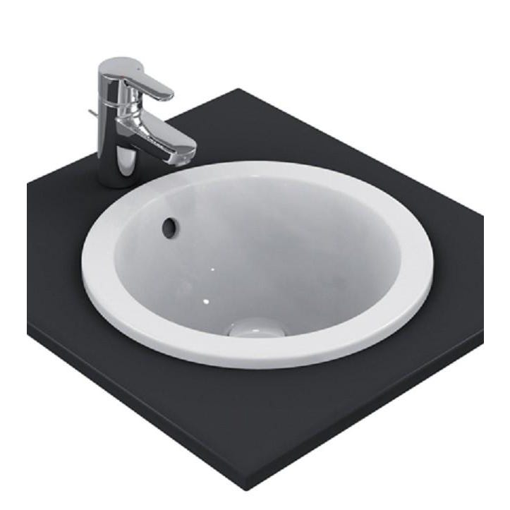 Ideal Standard CONNECT Connect lavabo à encastrer sans trou, rond 380 x 165 x 380 mm, blanc (E505101) 4