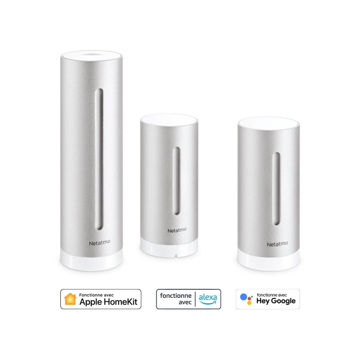 Station météo connectée NETATMO Pack Interieur Intelligent + Module addi