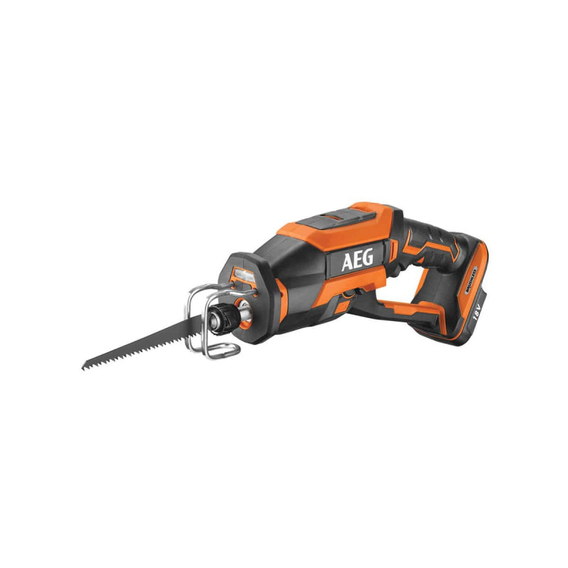 Scie sabre compacte AEG Brushless 18 V - Sans batterie ni chargeur BUS18CBL-0