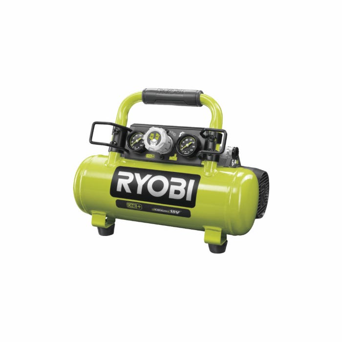 Compresseur à cuve RYOBI 18V One Plus - 4L - Sans batterie ni chargeur R18AC-0 0