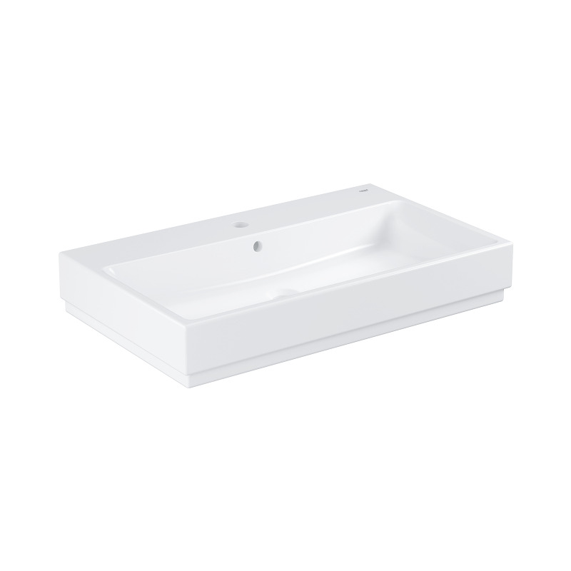 Grohe Cube Ceramic Lavabo 80 Cm, 800x490 Mm, Pureguard, Alpine Blanc (3946900h)