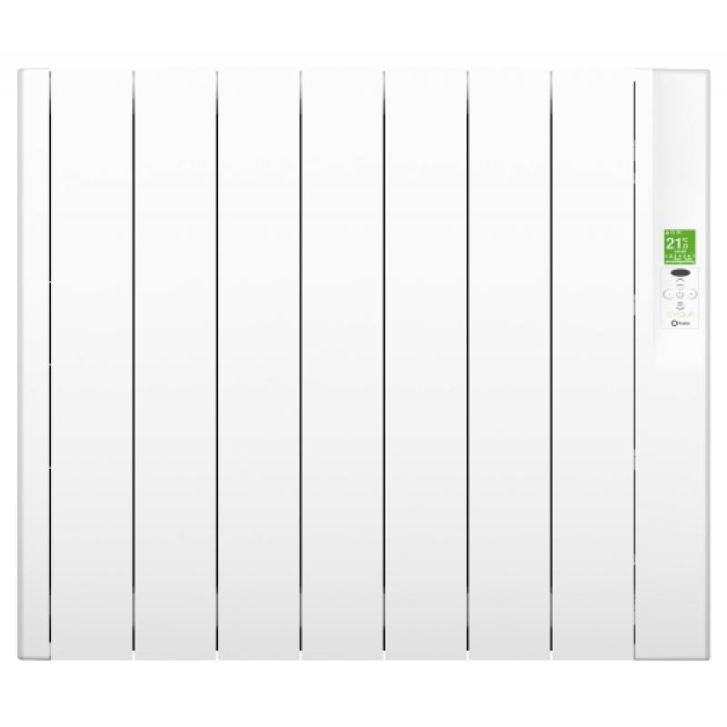 Radiateur électrique horizontal à fluide caloporteur Sygma blanc 1500W