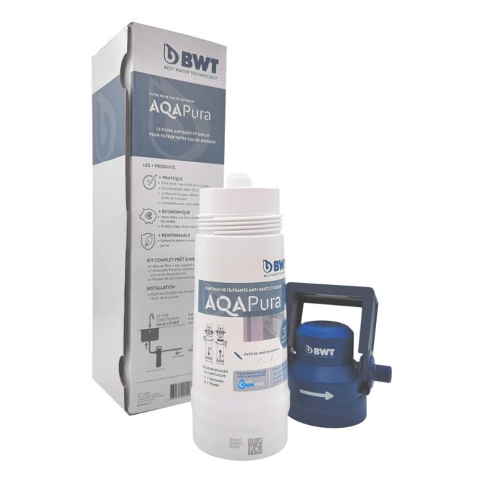 Filtre à eau de boisson AQA Pura - Mâle 3/8“ - BWT 3