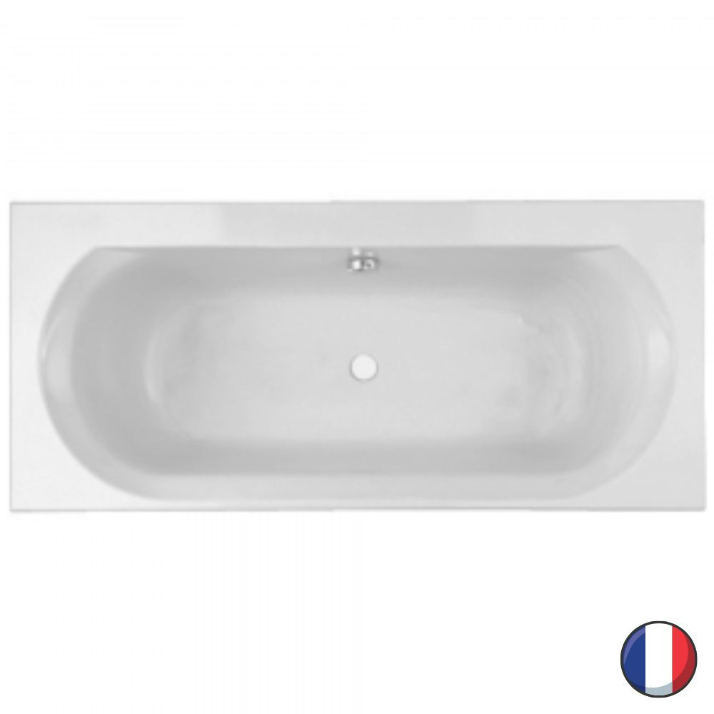 Baignoire droite JACOB DELAFON Elise deux places Acrylique, 170 X 75