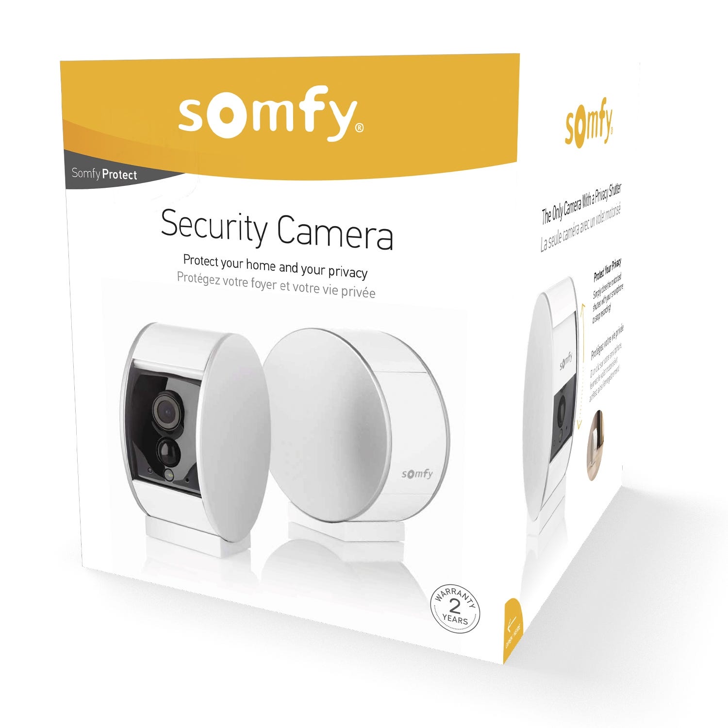 Lot de 2 caméras de surveillance SOMFY intérieure, blanc 3