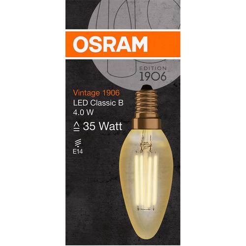 Osram 4058075293434 Led Cee 2021 A+ (a++ - E) E14 En Forme De Bougie 5 W Blanc Chaud (ø X L) 35.0 Mm X 100.0 Mm 1 Pc(s)