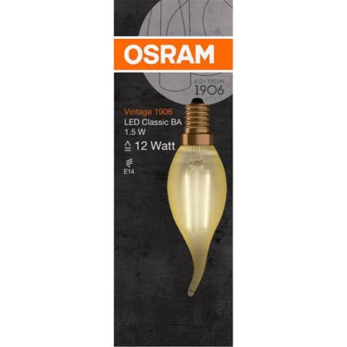 Osram 4058075293229 Led Cee 2021 A++ (a++ - E) E14 En Forme De Bougie 2 W Blanc Chaud (ø X L) 35.0 Mm X 121.0 Mm 1