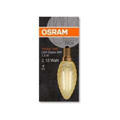 Osram 4058075293243 Led Cee 2021 A++ (a++ - E) E14 En Forme De Bougie 2 W Blanc Chaud (ø X L) 35.0 Mm X 100.0 Mm 1 2