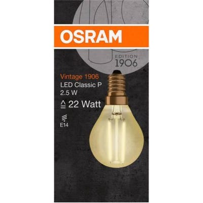 Osram 4058075290815 Led Cee 2021 A++ (a++ - E) E14 En Forme De Goutte 3 W Blanc Chaud (ø X L) 45.0 Mm X 77.0 Mm 1 Pc(s)