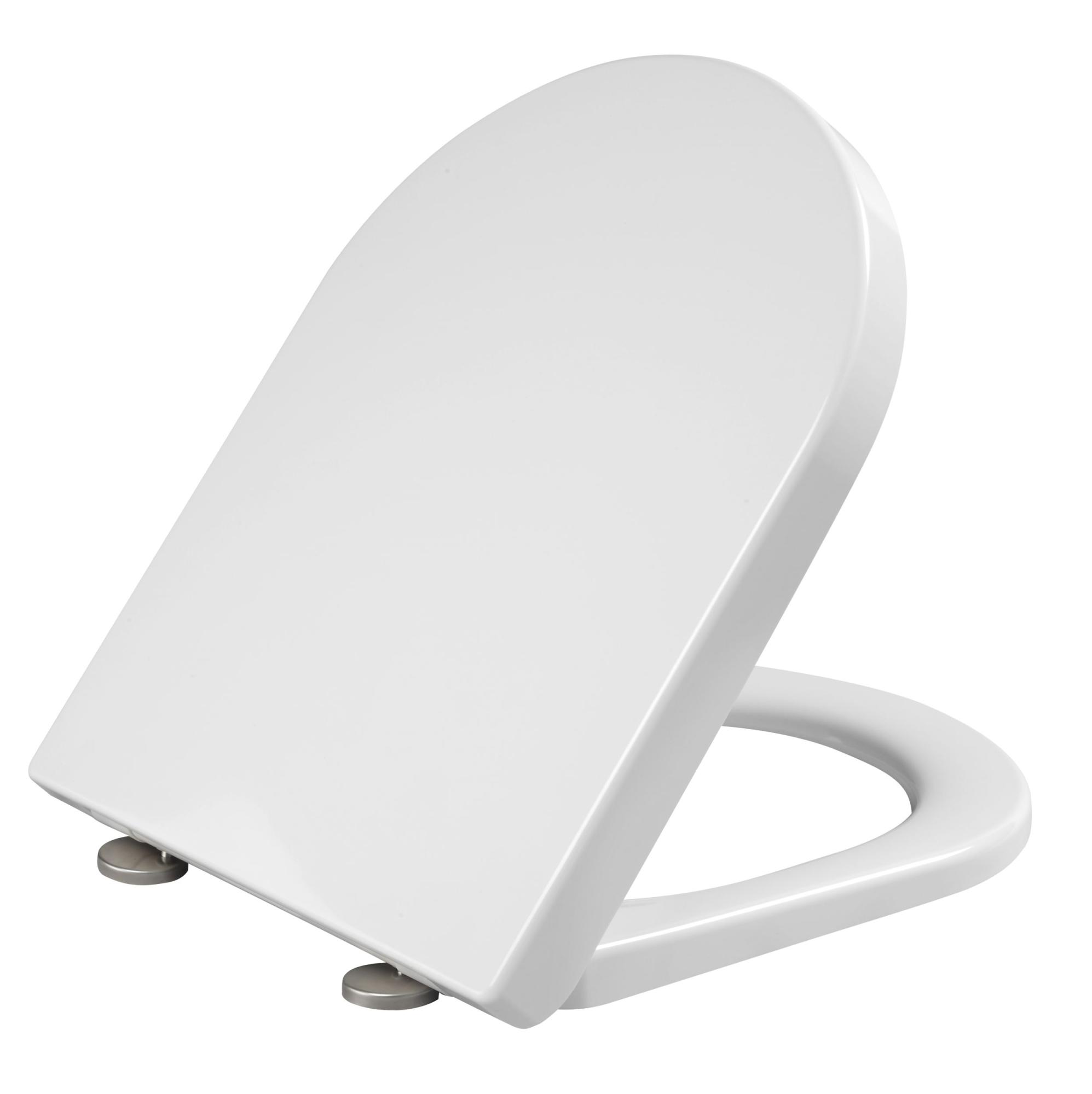 Abattant WC en thermodur RAINBOW - déclipsable et fermeture progressive