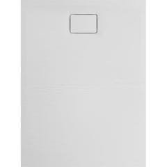 Receveur de douche extra-plat texture effet pierre TERRENO RECTANGLE 120 x 90 cm blanc 5