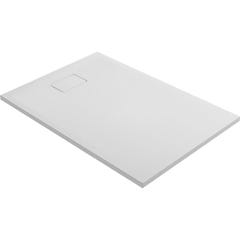 Receveur de douche extra-plat texture effet pierre TERRENO RECTANGLE 120 x 80 cm blanc 6