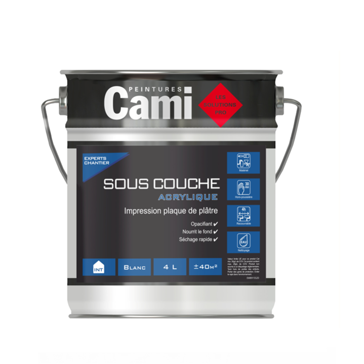 SOUS-COUCHE ACRYLIQUE CAMI BLANC 4L