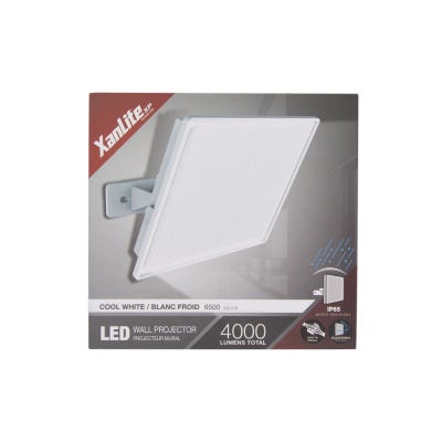 Xanlite - Projecteur LED Mural Blanc, 50 W, 4000 Lumens - PR50WMB 4