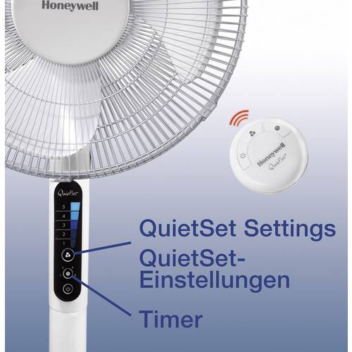 Ventilateur Blanc sur Pied avec réduction du Bruit QuietSet / diamètre HONEYWELL - HSF600WE4 2