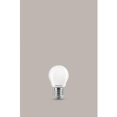 Ampoule led à filament blanc sphérique E27 470 Lm 40 W blanc neutre, PHILIPS