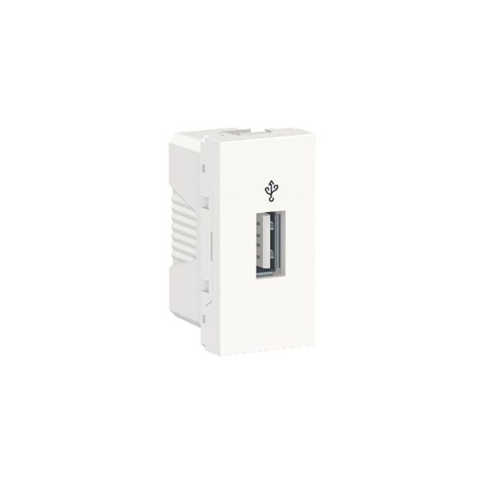 Prise USB 3.0 Unica - 1 module - Blanc 0