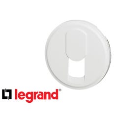 Enjoliveur CÉLIANE pour prise téléphone, réseau mixte et basique blanc – LEGRAND - 068237 1