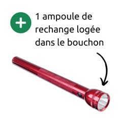 Lampe torche Maglite Xenon Flashlight S6D 6 piles Type D 49 cm - Rouge 5