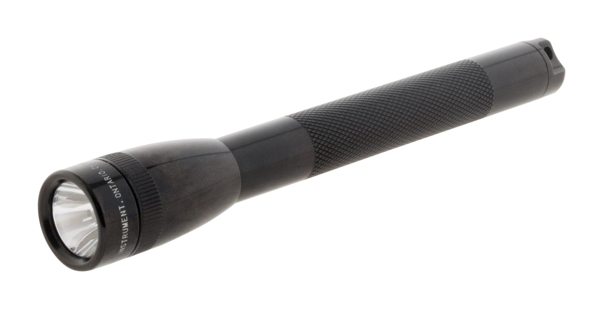 Lampe de poche ultra-compacte Super Mini Maglite M3A 2 piles AAA 12 cm - Noir