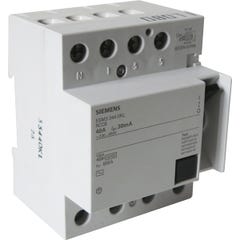 Interrupteur différentiel 4 pôles 30 mA 40 A Type AC 1