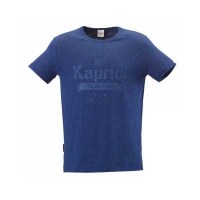 Tee-shirt manches courtes VINTAGE bleu KAPRIOL - Taille: XL