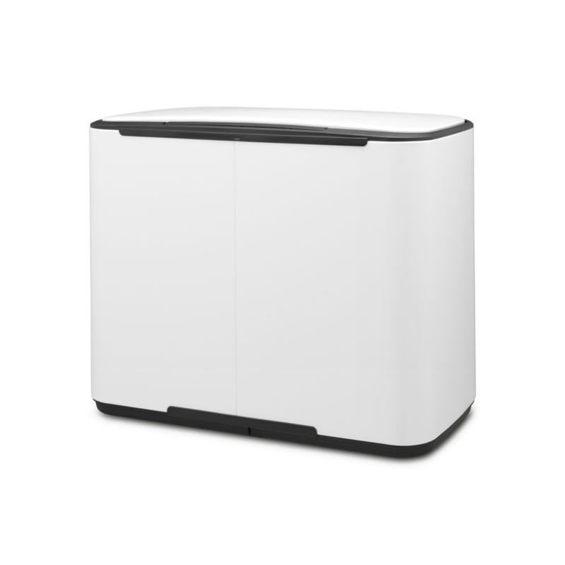 poubelle à pédale 36l blanc - brabantia