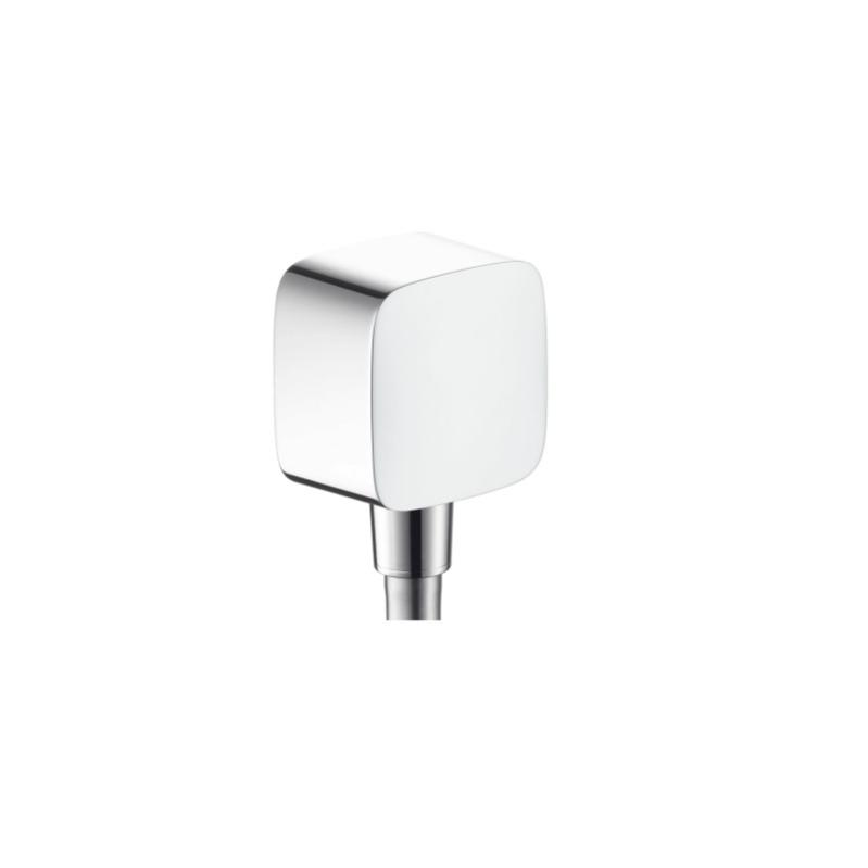 Hansgrohe FixFit SoftCube Coude de raccordement synthétique, Chrome (26457000)