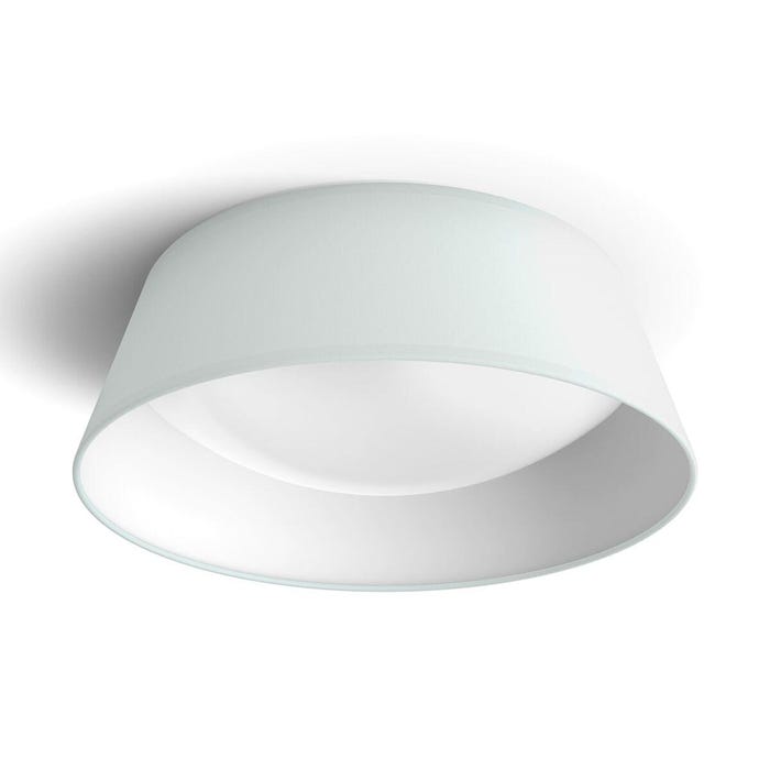 Plafonnier LED d'intérieur PHILIPS - EyeComfort - 34cm - 14W - 1100 lumens - 3000K - métal blanc - 93535 5